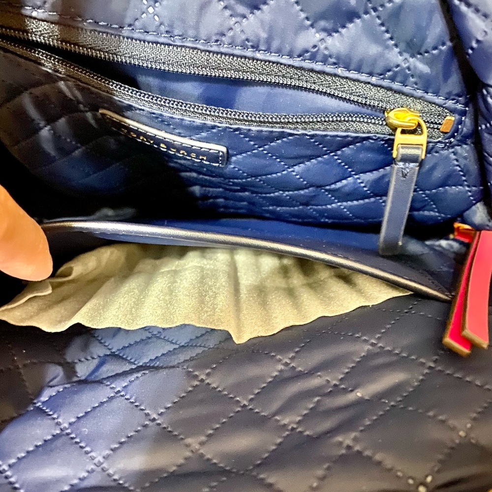 🚫SOLD🚫💖NEW💖Tory Burch Perry nylon backpacks/back packs/shoulder bag/nylon - Picture 9 of 11